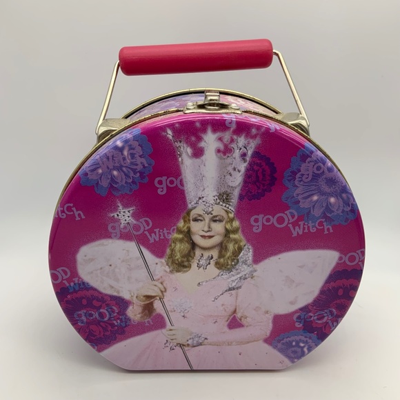 VTG Wizard of Oz Glinda Good Witch Wicked Bad Witch Tin Collectible Lunch Box - Picture 2 of 16